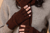 Fingerless Possum Merino Gloves NW