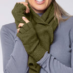 Fingerless Possum Merino Gloves NW