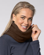 Moss Stitch Possum Merino Neck Warmer
