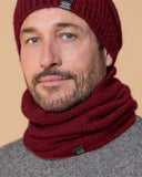 Moss Stitch Possum Merino Neck Warmer