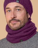 Moss Stitch Possum Merino Neck Warmer