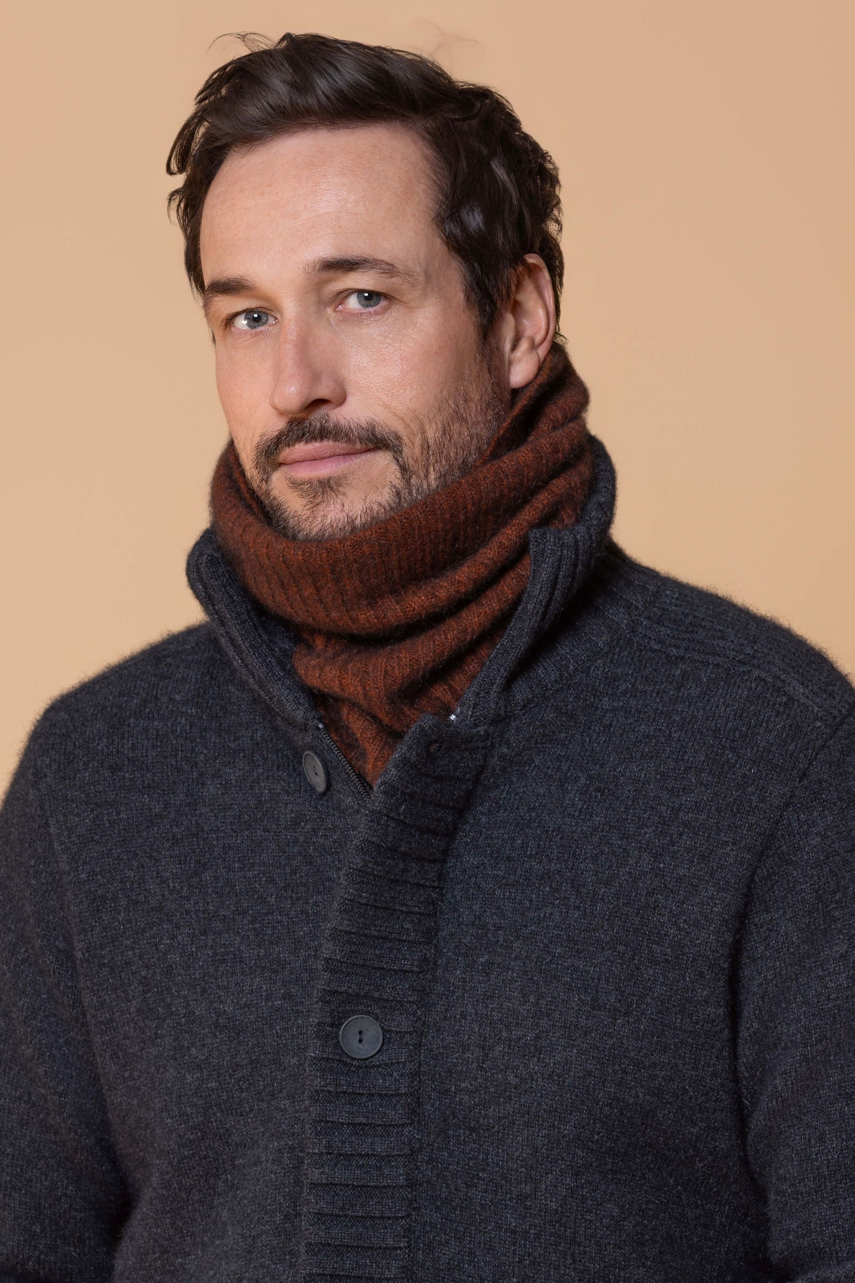 Rib Possum Merino Neck Warmer Main image