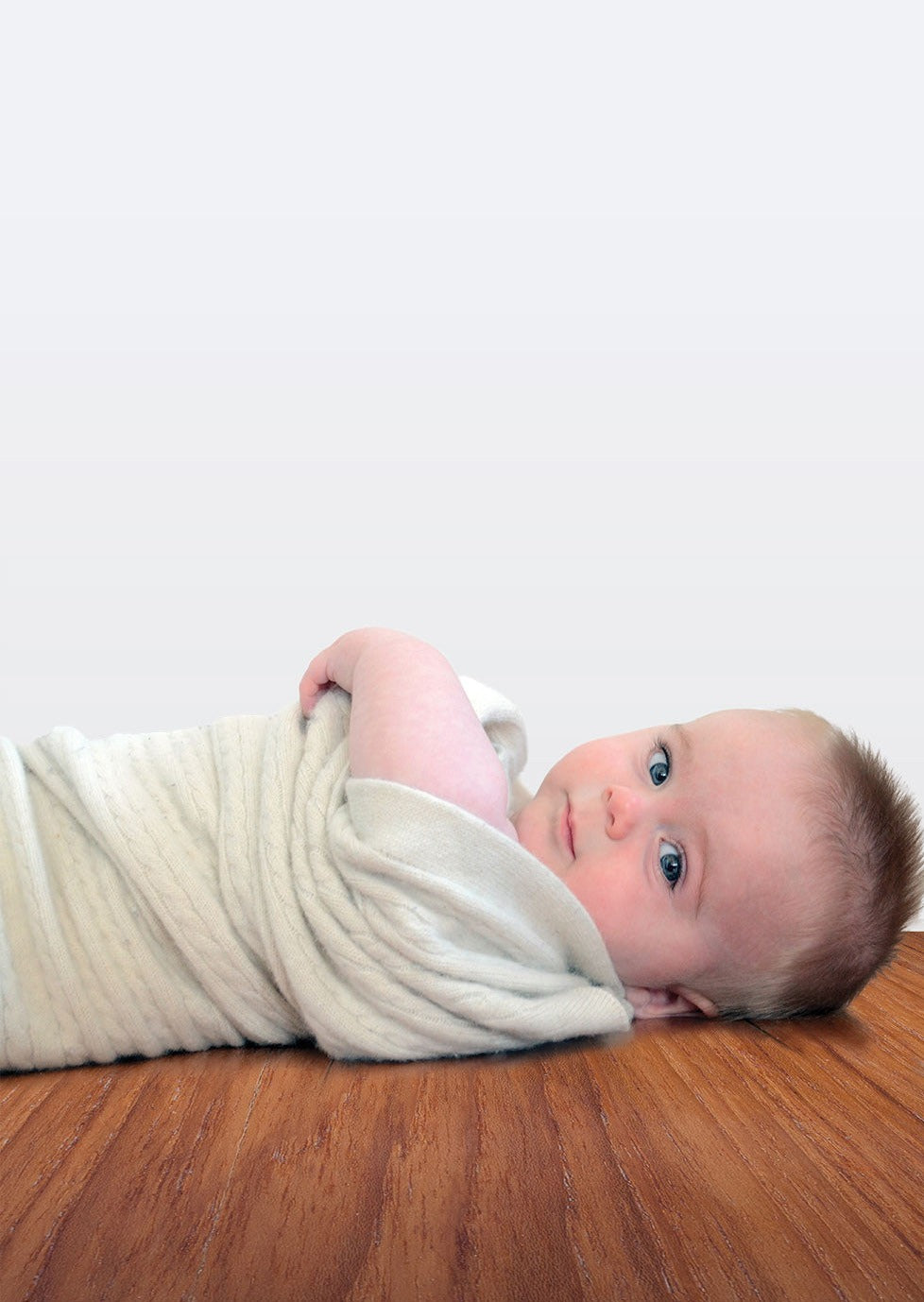 Heirloom Possum Merino Baby Blanket Main image