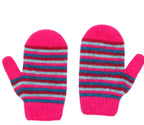 Kids Possum Merino Striped Mittens
