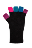 Possum Merino Multi-colour Fingerless Gloves - Native World