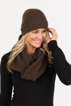Ribbed Knit Possum Merino Beanie