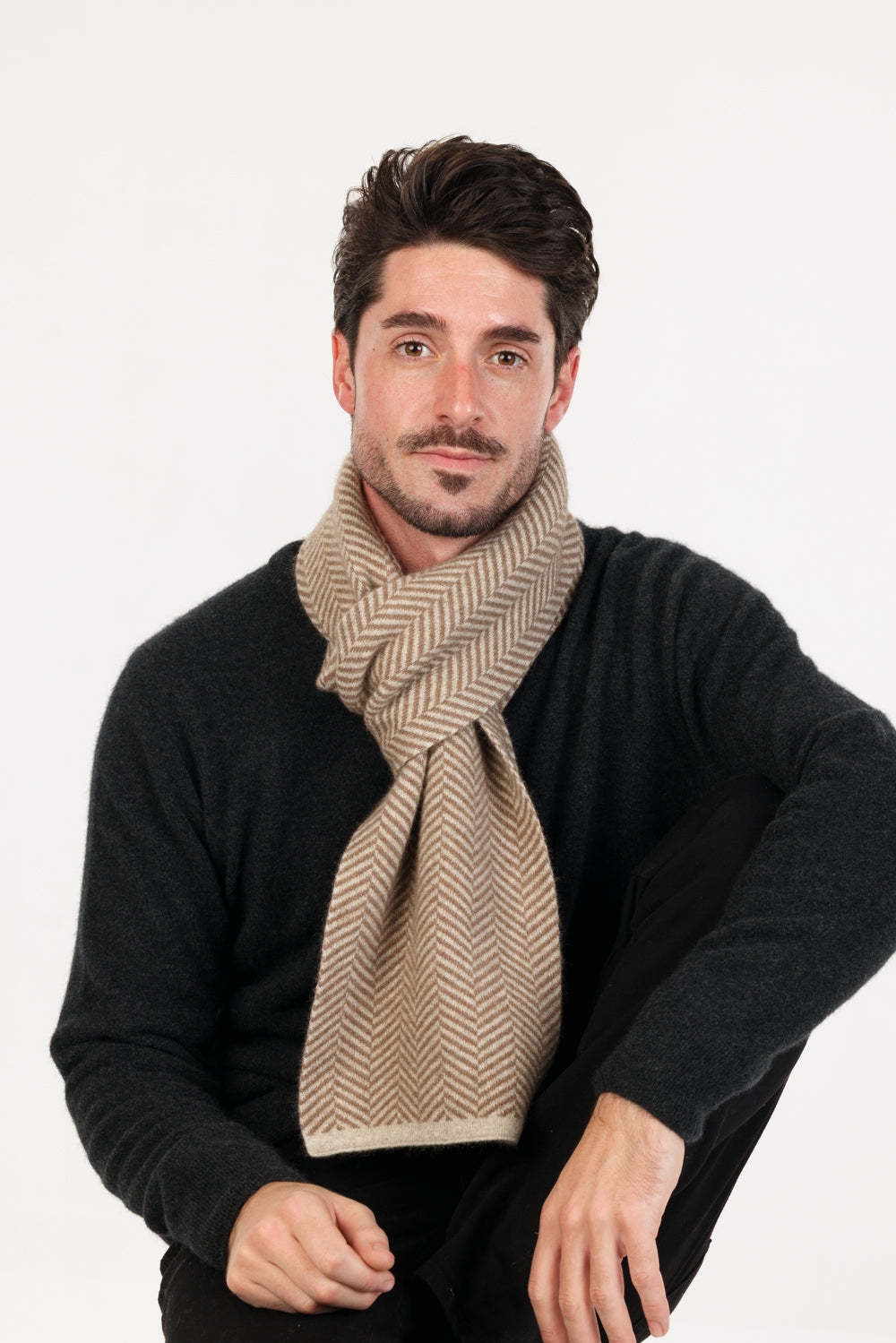 Parquet Possum Merino Scarf Secondary image