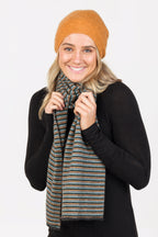 Six Colour Possum Merino Scarf