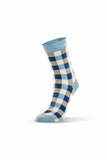 Norsewear Check Merino Sock - Seafoam