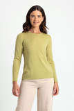 Merino Wool Long Sleeve Classic Crew Neck - Royal Merino