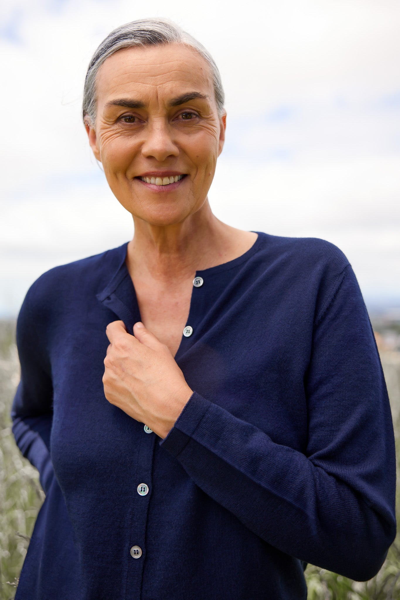 Classic Merino Wool Button Cardigan