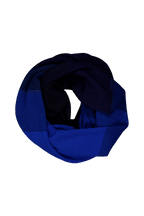 Graduated Stripe Merino Wool Infinity Scarf