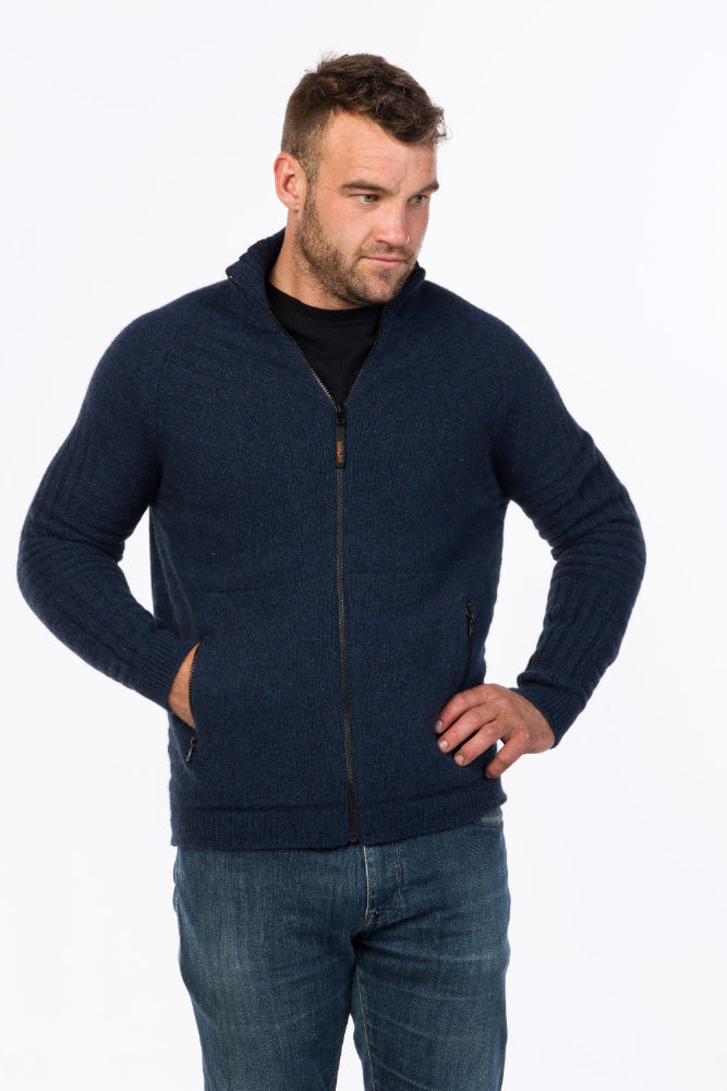 Rural Full Zip Eco Blend Jacket - Denim Main image