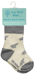 My First Kiwi Merino Toddler Socks