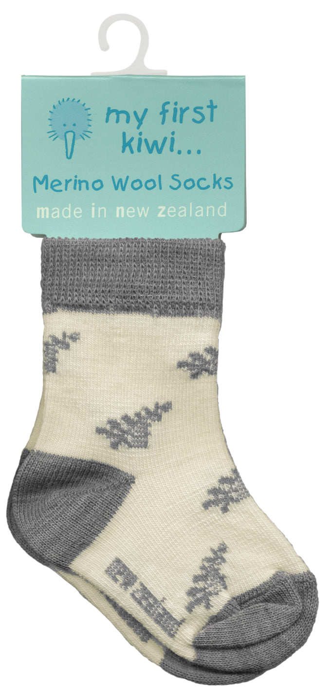 My First Kiwi Merino Toddler Socks