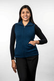 Zip Up Possum Merino Vest - Trilogy