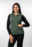 Zip Up Possum Merino Vest - Trilogy