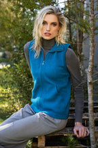 Zip Up Possum Merino Vest - Trilogy