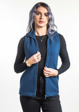 Possum Merino Zip Vest - Trilogy Knitwear