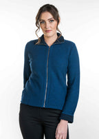 Contrast Trim Possum Merino Jacket