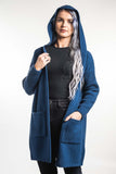 Possum Merino Hooded Longline Cardigan - Trilogy Knitwear
