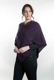 Possum Merino Moss Stitch Poncho - Trilogy Knitwear