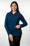 Hooded Possum Merino Zip Jacket
