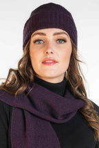 Moss Stitch Possum Merino Beanie