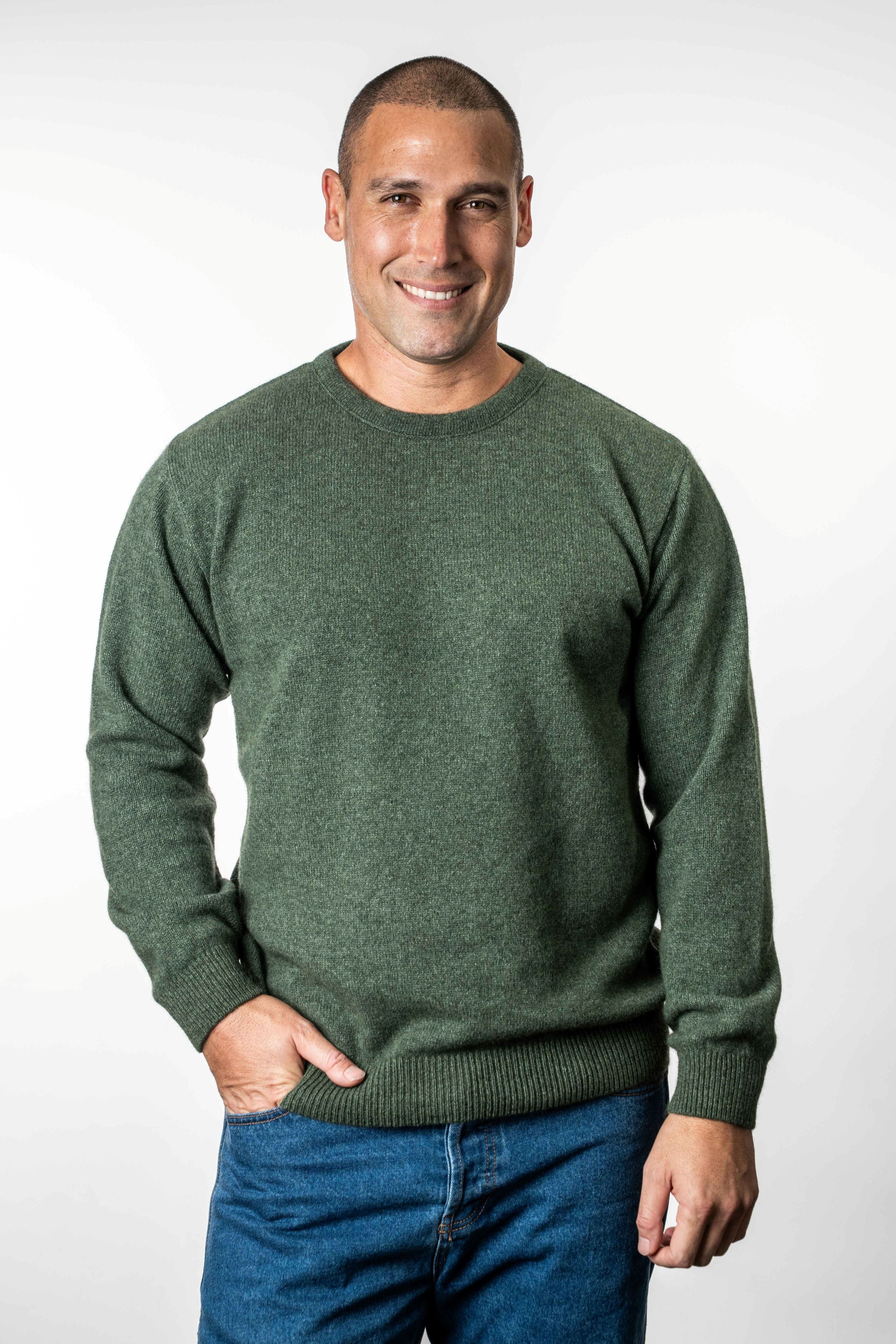 Crew Neck Possum Merino Jumper Main image