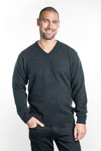V Neck Possum Merino Jumper