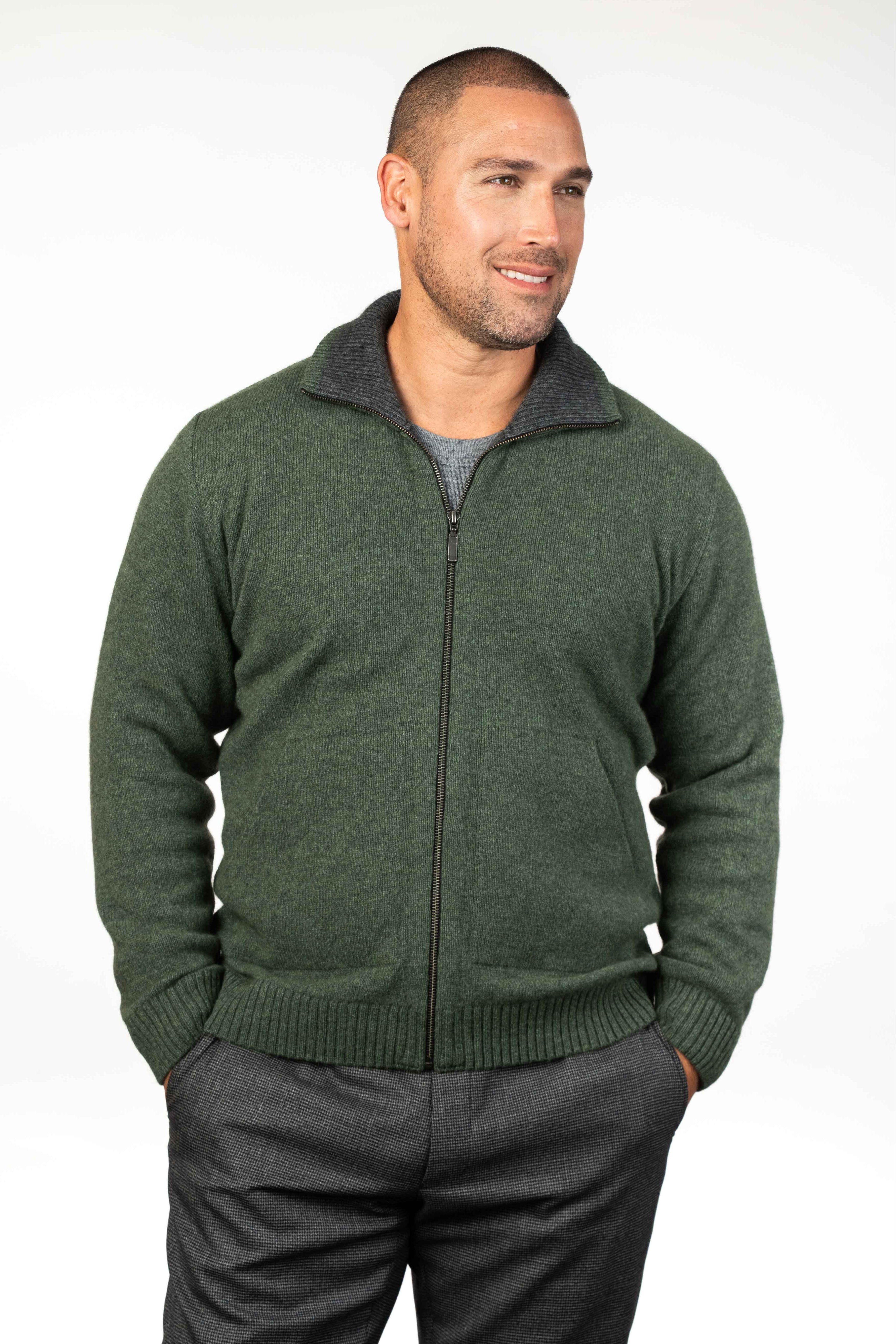 Zip Up Possum Merino Jacket with Pockets Secondary image