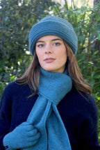 Ribbed Possum Merino Clouche Hat