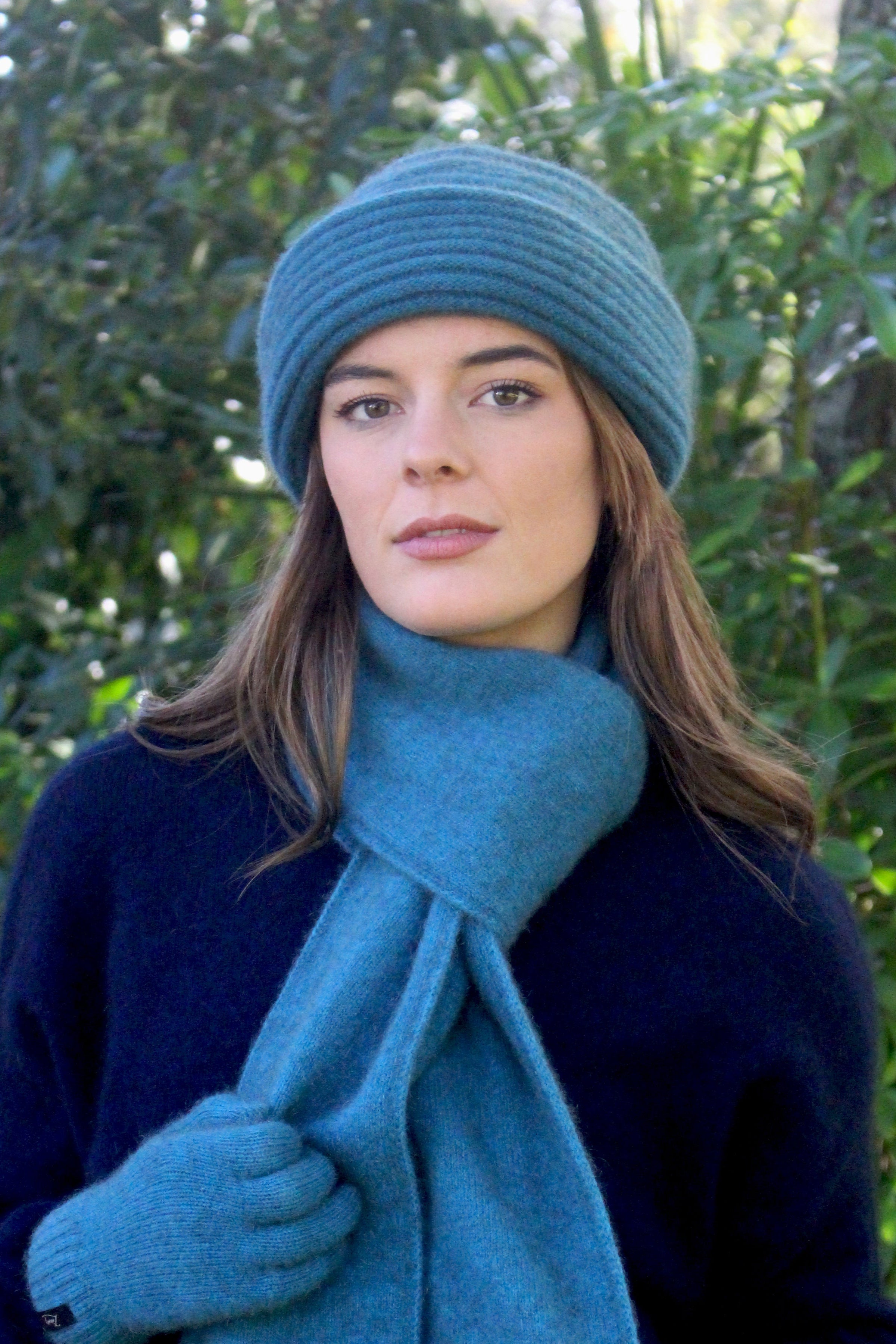 Ribbed Possum Merino Clouche Hat
