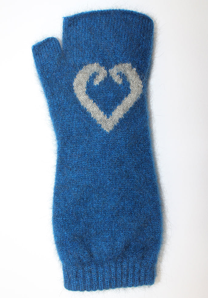 Aroha Possum Merino Fingerless Mitten Main image