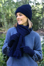 Plain Double Possum Merino Scarf