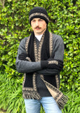 Possum Merino Koru Scarf - Lothlorian Knitwear