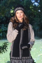 Koru Motif Skull Possum Merino Beanie