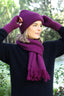Plain Double Possum Merino Scarf