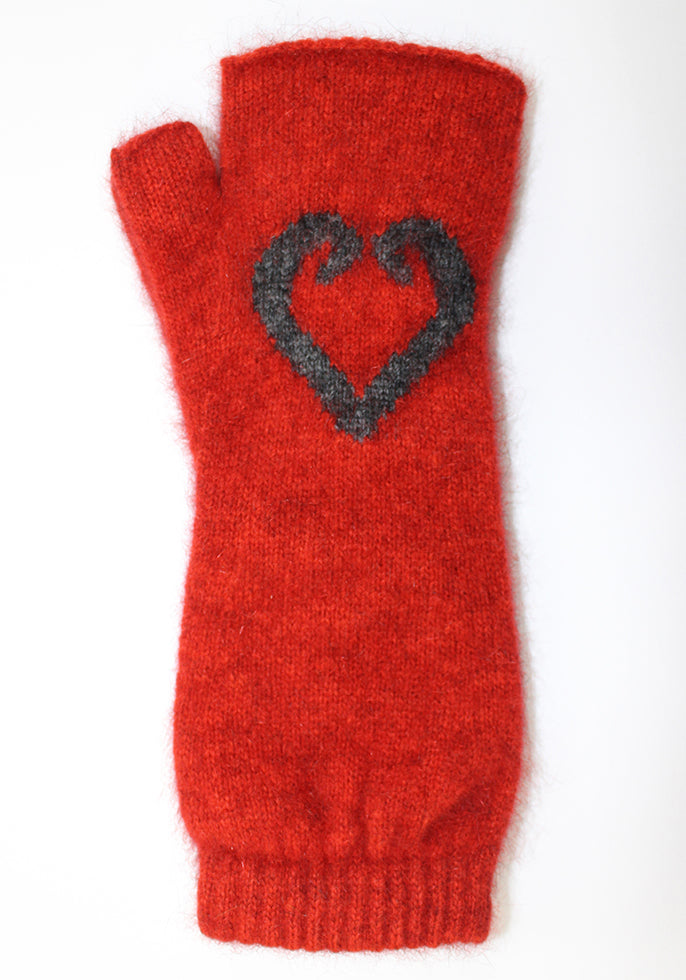 Aroha Possum Merino Fingerless Mitten