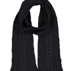 Cable Possum Merino Scarf