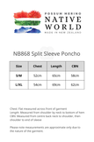 Split Sleeve Possum Merino Poncho