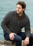 Possum Merino Javelin Zip Sweater - Noble Wilde