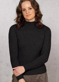 Rib Possum Merino Turtle Neck