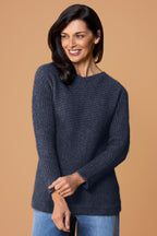 Crossover Possum Merino Crew Sweater