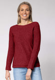 Possum Merino Crossover Crew Sweater - Noble Wilde