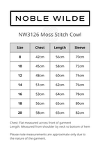 Moss Stitch Possum Merino Cowl