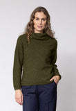 Moss Stitch Possum Merino Cowl
