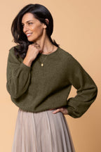 Bellow Sleeve Possum Merino Top