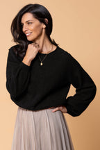 Bellow Sleeve Possum Merino Top