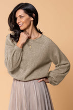 Bellow Sleeve Possum Merino Top